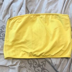 Cute Yellow Crop Top! Only worn once